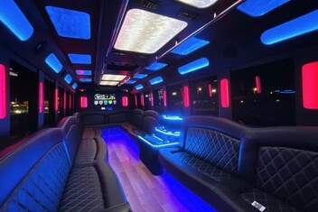 South Bend Limousine Bus Interior