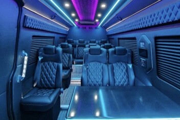 South Bend Sprinter Bus Interior