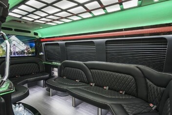 South Bend Sprinter Party Bus Interior
